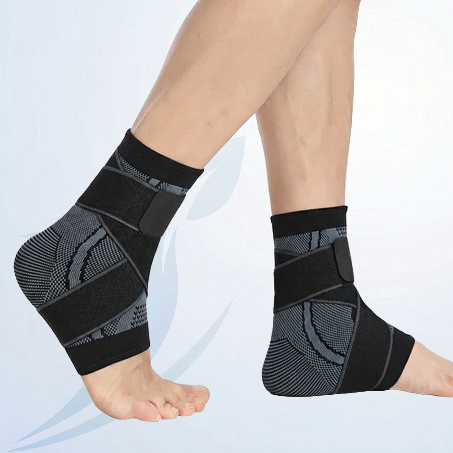 Fitmedic AnkleStab – Justerbar kompressionsbandage